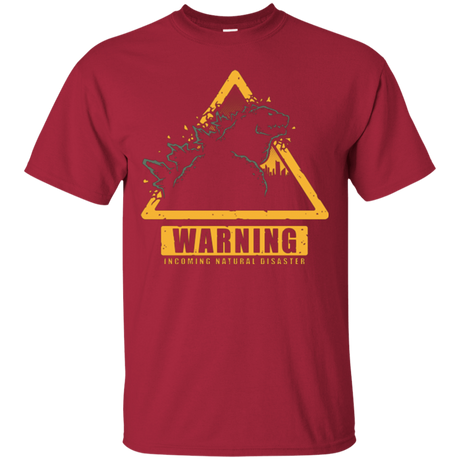 T-Shirts Cardinal / Small Incoming Natural Disaster T-Shirt