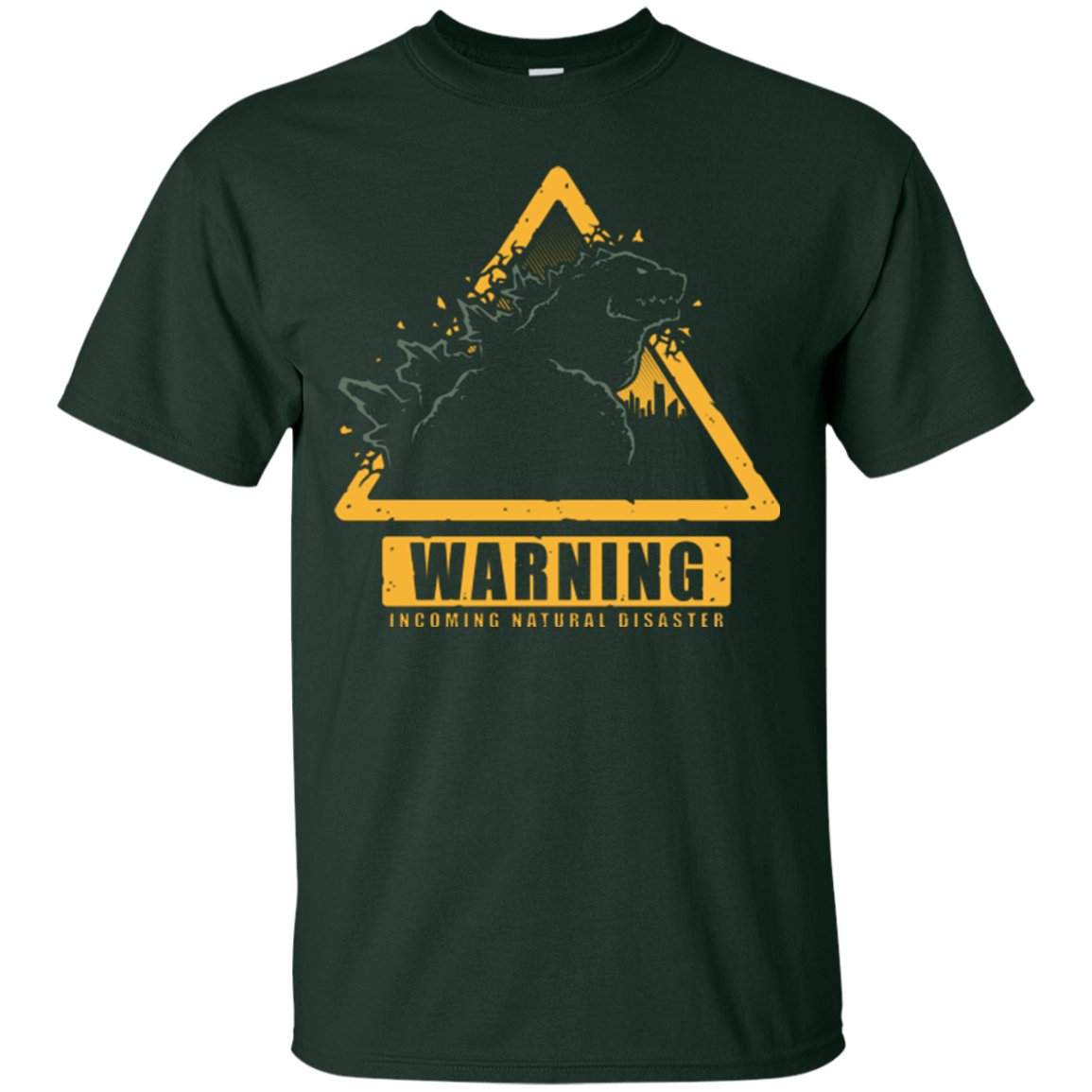 T-Shirts Forest Green / Small Incoming Natural Disaster T-Shirt
