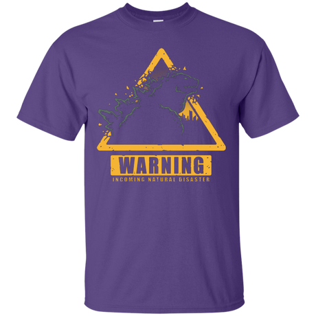 T-Shirts Purple / Small Incoming Natural Disaster T-Shirt