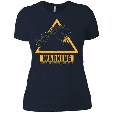T-Shirts Midnight Navy / X-Small Incoming Natural Disaster Women's Premium T-Shirt