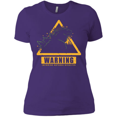 T-Shirts Purple / X-Small Incoming Natural Disaster Women's Premium T-Shirt