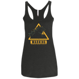T-Shirts Vintage Black / X-Small Incoming Natural Disaster Women's Triblend Racerback Tank