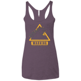 T-Shirts Vintage Purple / X-Small Incoming Natural Disaster Women's Triblend Racerback Tank