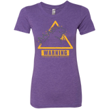 T-Shirts Purple Rush / Small Incoming Natural Disaster Women's Triblend T-Shirt