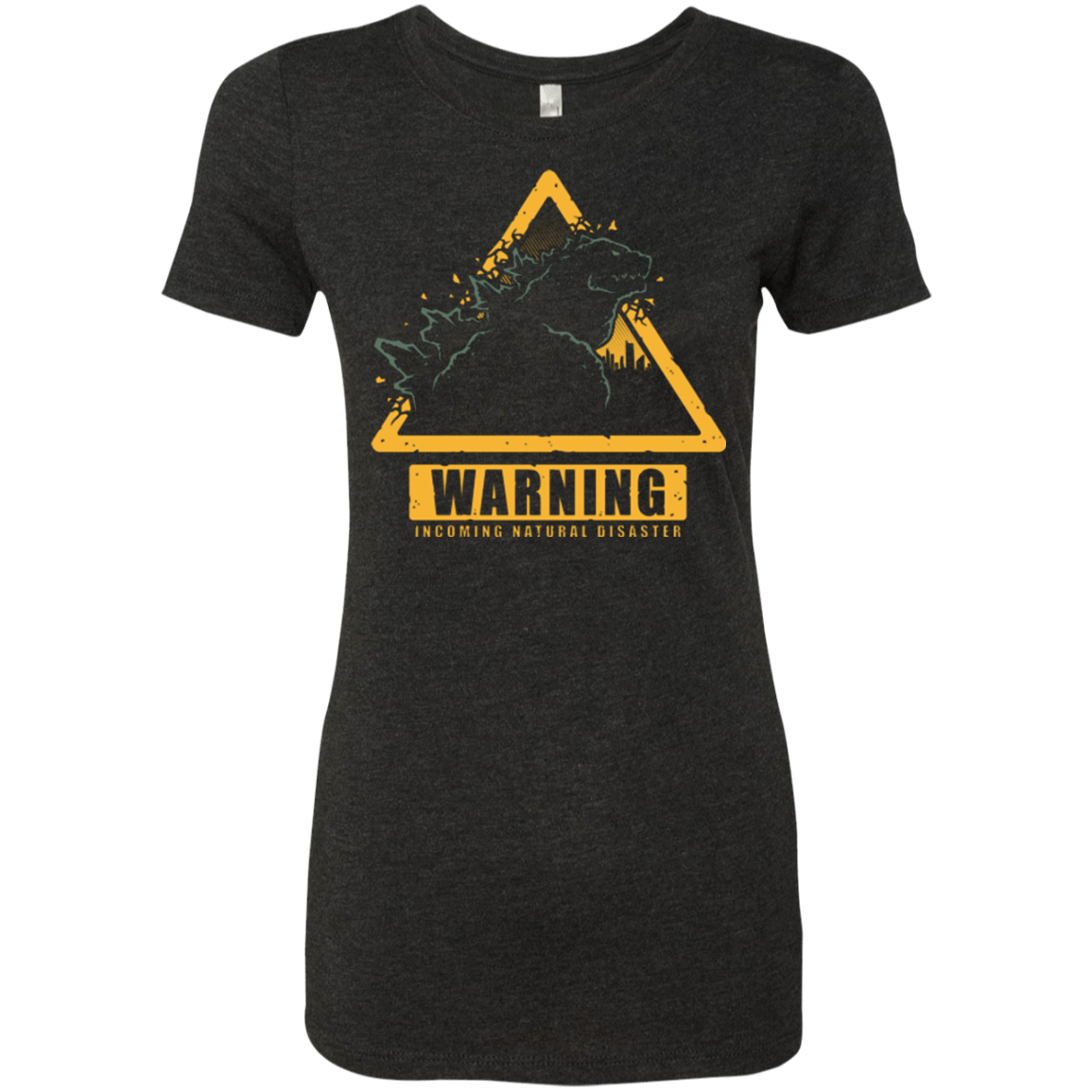 T-Shirts Vintage Black / Small Incoming Natural Disaster Women's Triblend T-Shirt