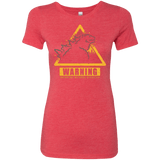 T-Shirts Vintage Red / Small Incoming Natural Disaster Women's Triblend T-Shirt
