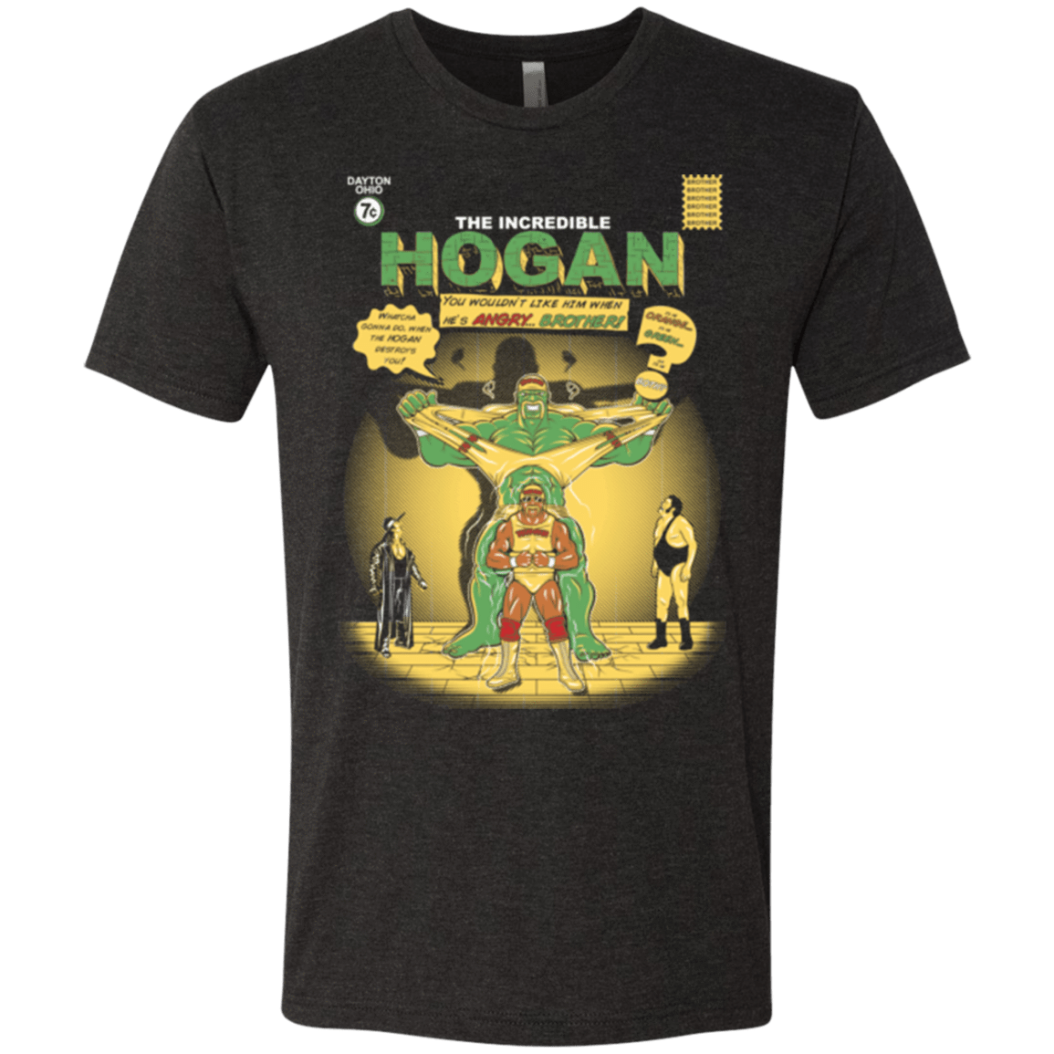 T-Shirts Vintage Black / Small Incredible Hogan Men's Triblend T-Shirt
