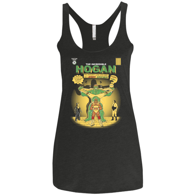 T-Shirts Vintage Black / X-Small Incredible Hogan Women's Triblend Racerback Tank