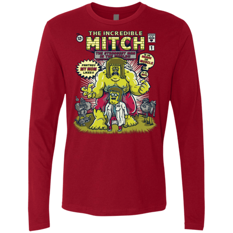 T-Shirts Cardinal / Small Incredible Mitch Men's Premium Long Sleeve