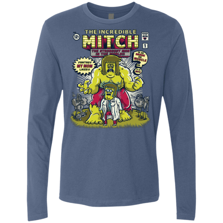 T-Shirts Indigo / Small Incredible Mitch Men's Premium Long Sleeve