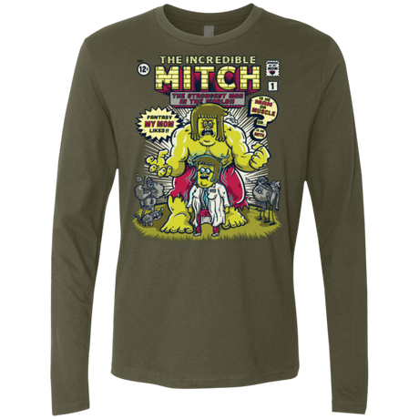 T-Shirts Military Green / Small Incredible Mitch Men's Premium Long Sleeve