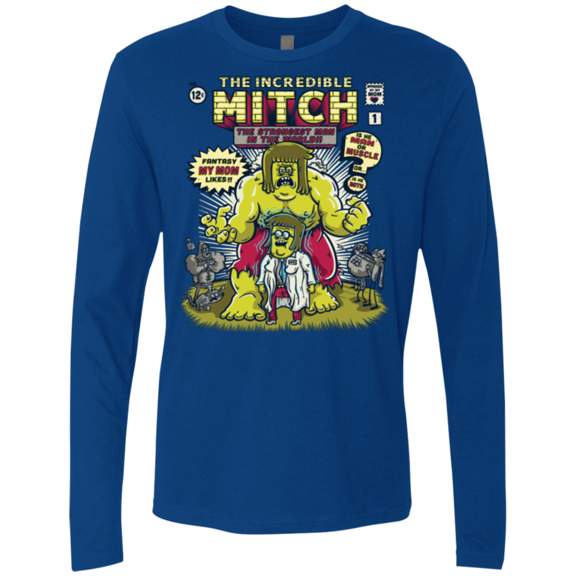 T-Shirts Royal / Small Incredible Mitch Men's Premium Long Sleeve