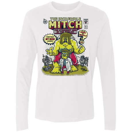 T-Shirts White / Small Incredible Mitch Men's Premium Long Sleeve