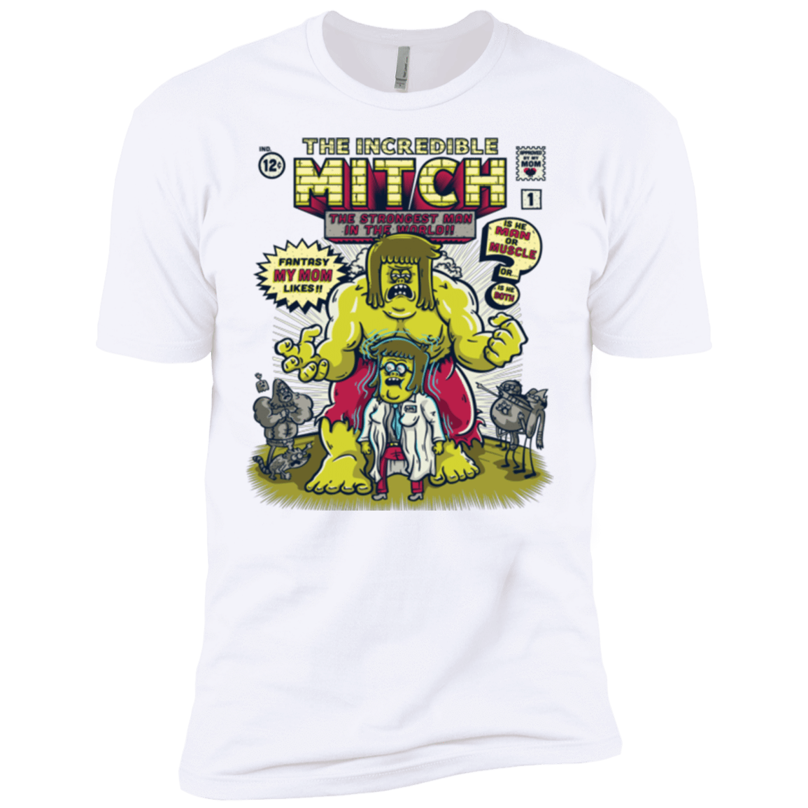 T-Shirts White / X-Small Incredible Mitch Men's Premium T-Shirt