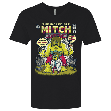 T-Shirts Black / X-Small Incredible Mitch Men's Premium V-Neck
