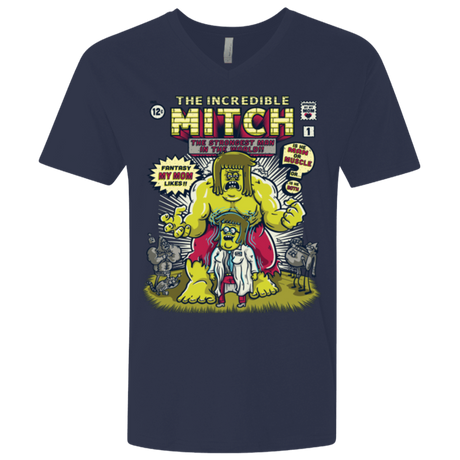 T-Shirts Midnight Navy / X-Small Incredible Mitch Men's Premium V-Neck