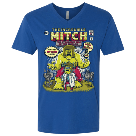 T-Shirts Royal / X-Small Incredible Mitch Men's Premium V-Neck