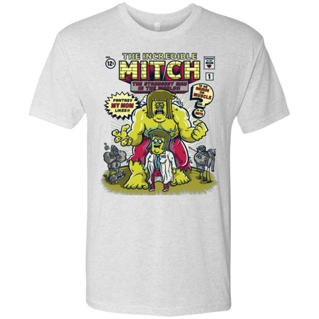 T-Shirts Heather White / Small Incredible Mitch Men's Triblend T-Shirt