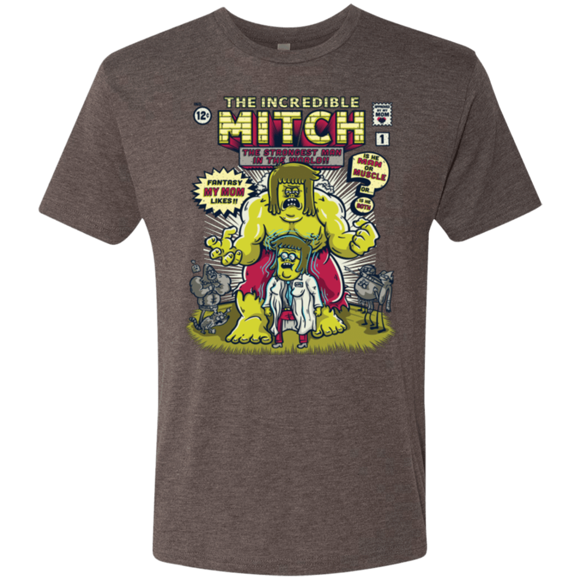 T-Shirts Macchiato / Small Incredible Mitch Men's Triblend T-Shirt