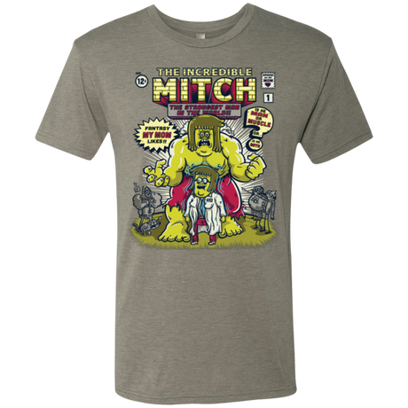 T-Shirts Venetian Grey / Small Incredible Mitch Men's Triblend T-Shirt