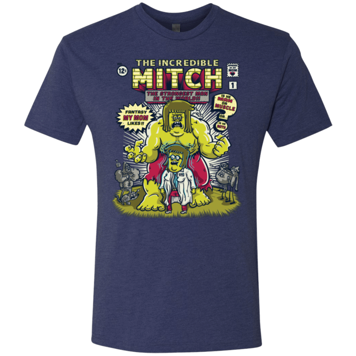 T-Shirts Vintage Navy / Small Incredible Mitch Men's Triblend T-Shirt