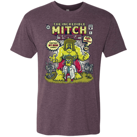 T-Shirts Vintage Purple / Small Incredible Mitch Men's Triblend T-Shirt