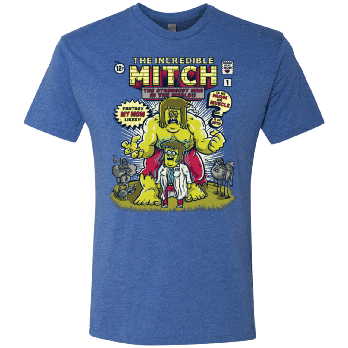 T-Shirts Vintage Royal / Small Incredible Mitch Men's Triblend T-Shirt