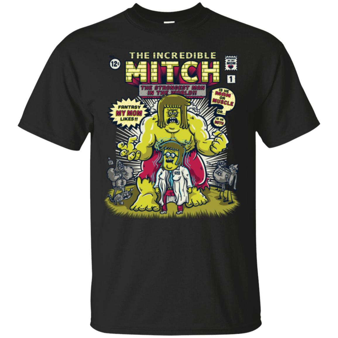 T-Shirts Black / Small Incredible Mitch T-Shirt