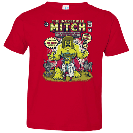 T-Shirts Red / 2T Incredible Mitch Toddler Premium T-Shirt