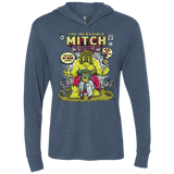 T-Shirts Indigo / X-Small Incredible Mitch Triblend Long Sleeve Hoodie Tee