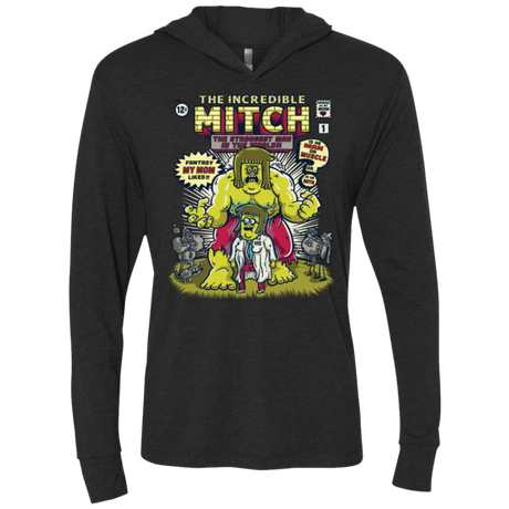 T-Shirts Vintage Black / X-Small Incredible Mitch Triblend Long Sleeve Hoodie Tee