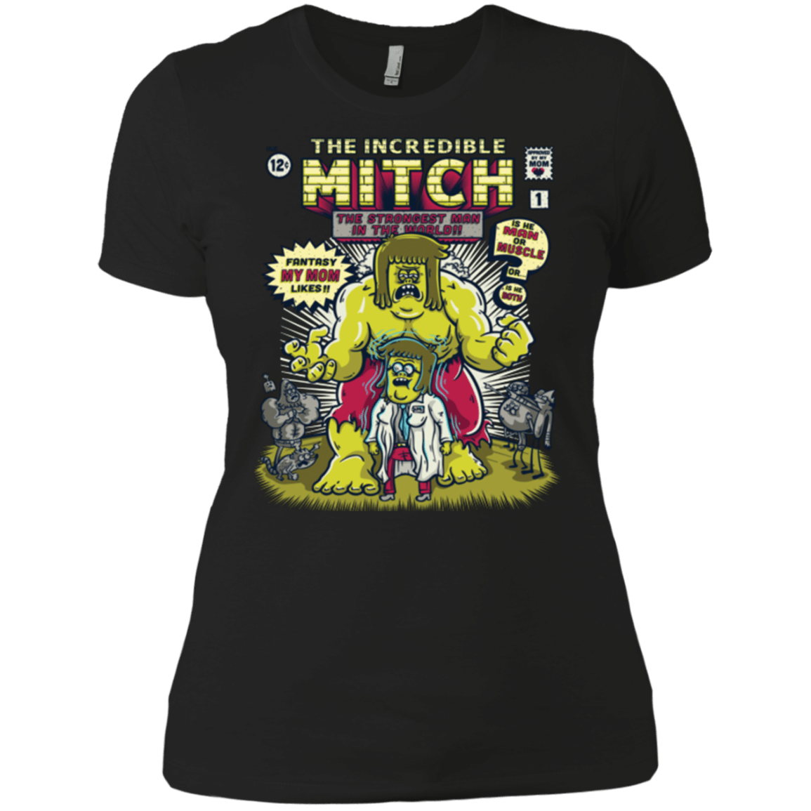 T-Shirts Black / X-Small Incredible Mitch Women's Premium T-Shirt