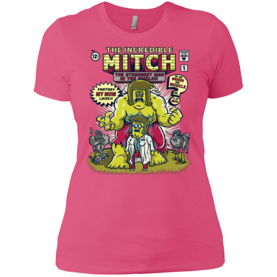 T-Shirts Hot Pink / X-Small Incredible Mitch Women's Premium T-Shirt