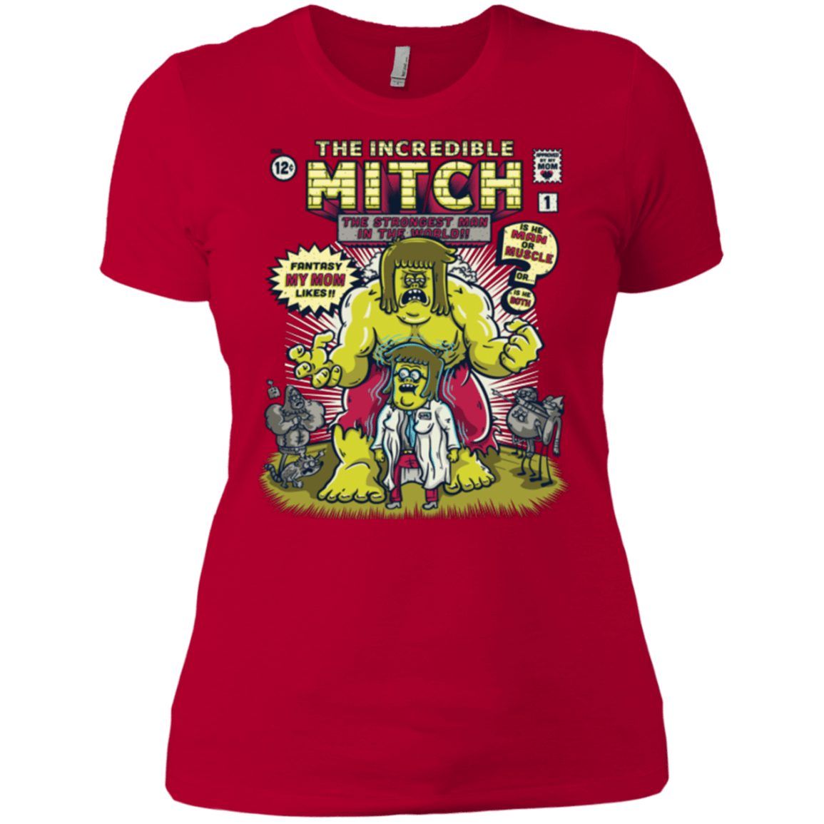 T-Shirts Red / X-Small Incredible Mitch Women's Premium T-Shirt