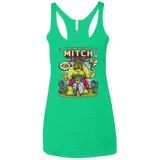 T-Shirts Envy / X-Small Incredible Mitch Women's Triblend Racerback Tank
