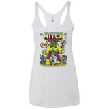 T-Shirts Heather White / X-Small Incredible Mitch Women's Triblend Racerback Tank