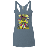 T-Shirts Indigo / X-Small Incredible Mitch Women's Triblend Racerback Tank