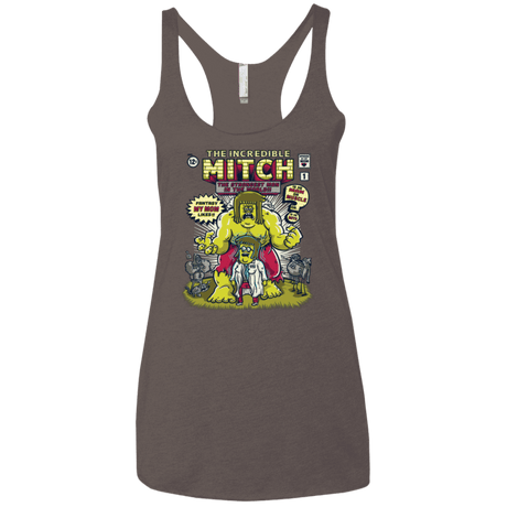 T-Shirts Macchiato / X-Small Incredible Mitch Women's Triblend Racerback Tank
