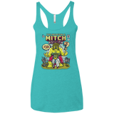 T-Shirts Tahiti Blue / X-Small Incredible Mitch Women's Triblend Racerback Tank