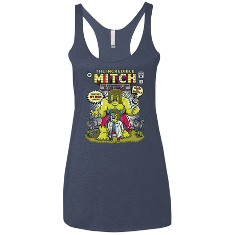 T-Shirts Vintage Navy / X-Small Incredible Mitch Women's Triblend Racerback Tank