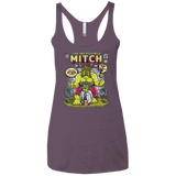 T-Shirts Vintage Purple / X-Small Incredible Mitch Women's Triblend Racerback Tank