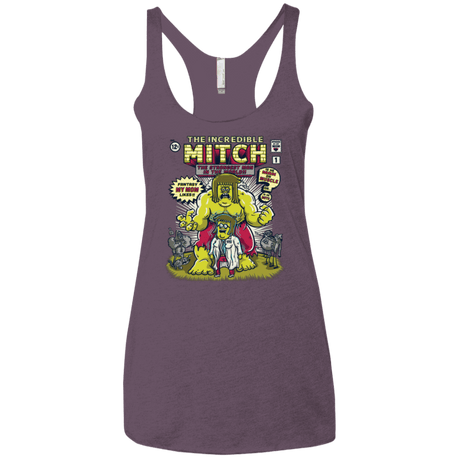 T-Shirts Vintage Purple / X-Small Incredible Mitch Women's Triblend Racerback Tank