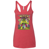 T-Shirts Vintage Red / X-Small Incredible Mitch Women's Triblend Racerback Tank