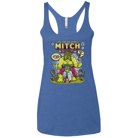 T-Shirts Vintage Royal / X-Small Incredible Mitch Women's Triblend Racerback Tank