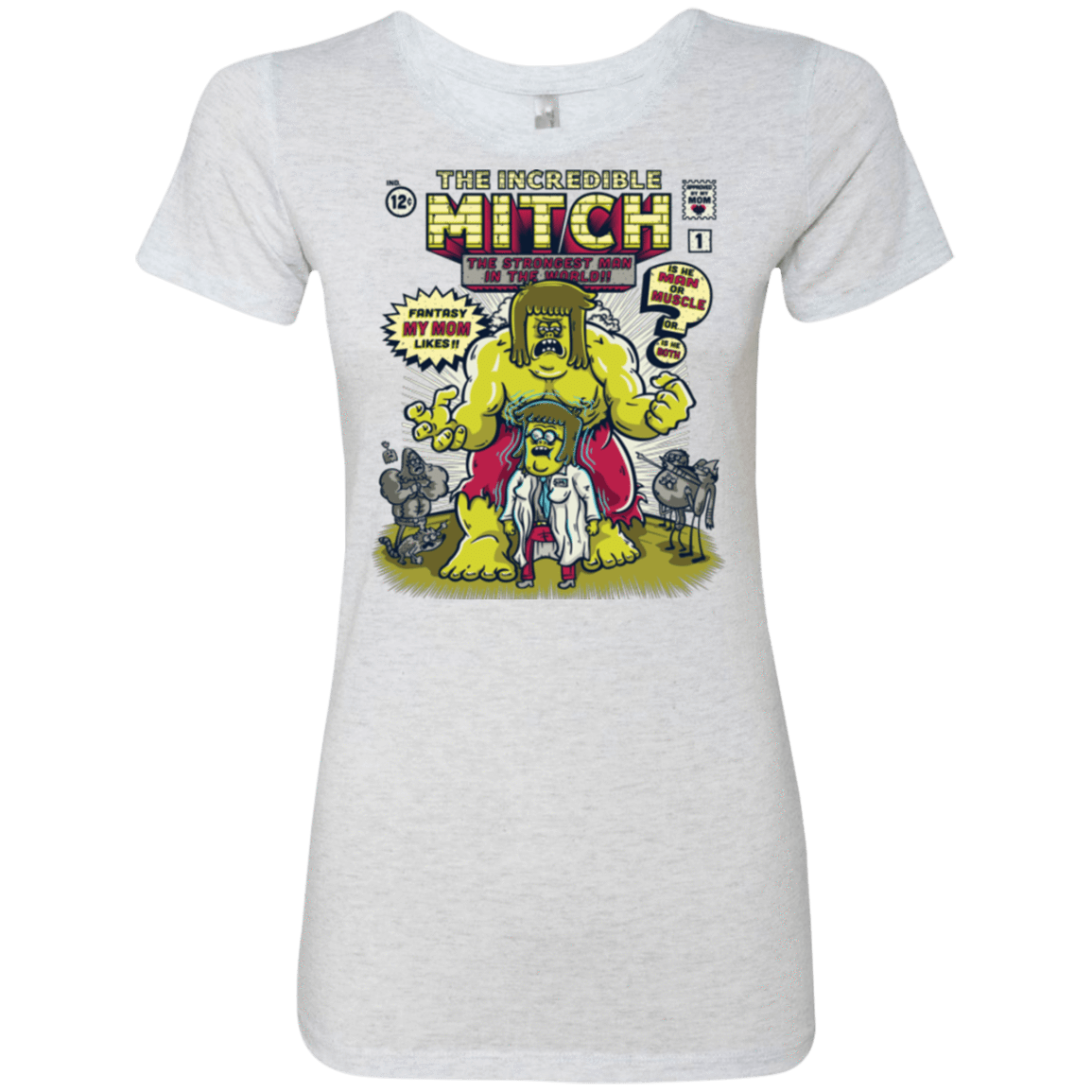 T-Shirts Heather White / Small Incredible Mitch Women's Triblend T-Shirt