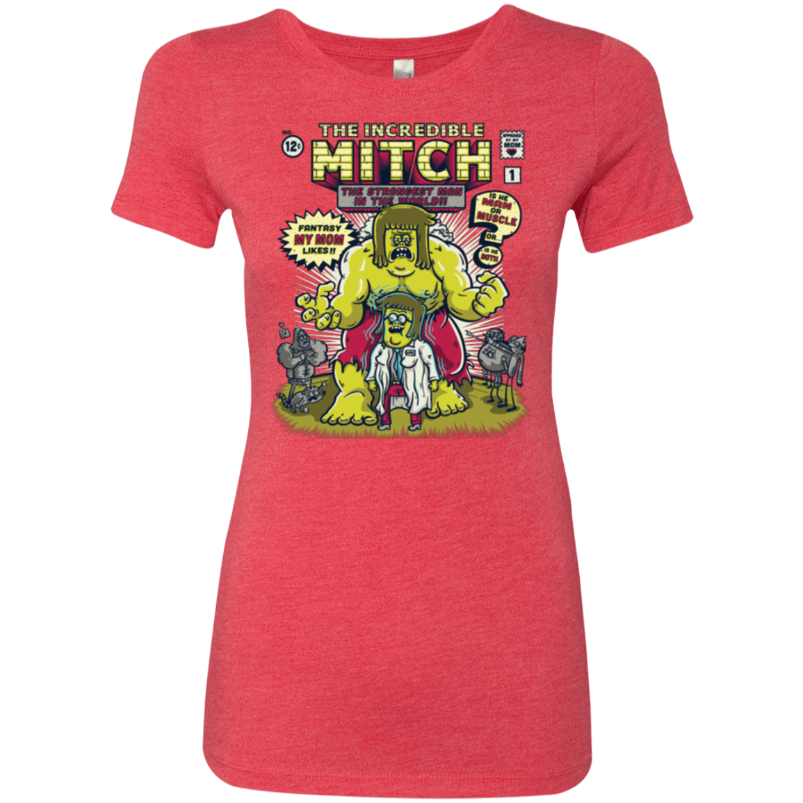 T-Shirts Vintage Red / Small Incredible Mitch Women's Triblend T-Shirt