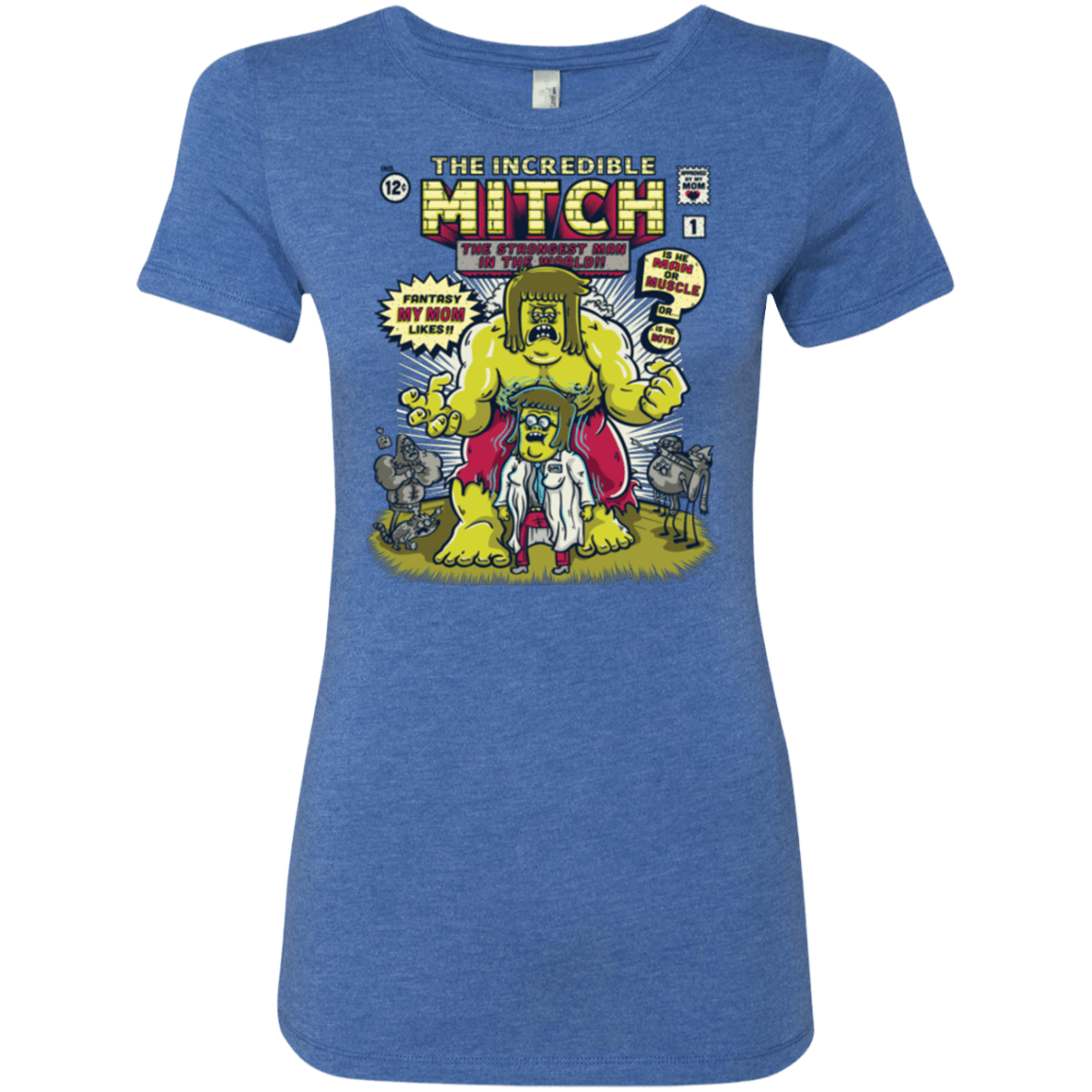 T-Shirts Vintage Royal / Small Incredible Mitch Women's Triblend T-Shirt