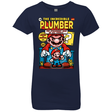 T-Shirts Midnight Navy / YXS incredible PLUMBER Girls Premium T-Shirt