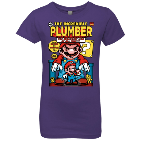 T-Shirts Purple Rush / YXS incredible PLUMBER Girls Premium T-Shirt