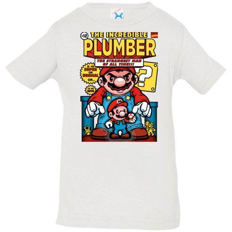 T-Shirts White / 6 Months incredible PLUMBER Infant PremiumT-Shirt